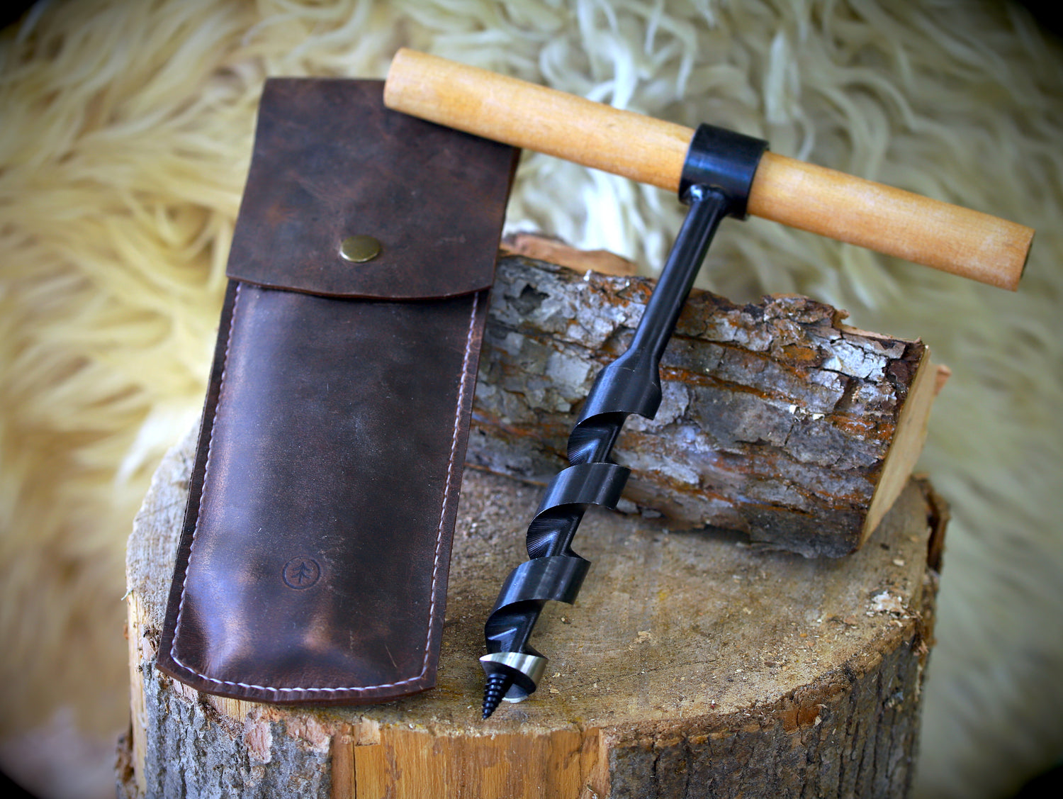 Holzbohrer für Bushcraft-Abenteuer