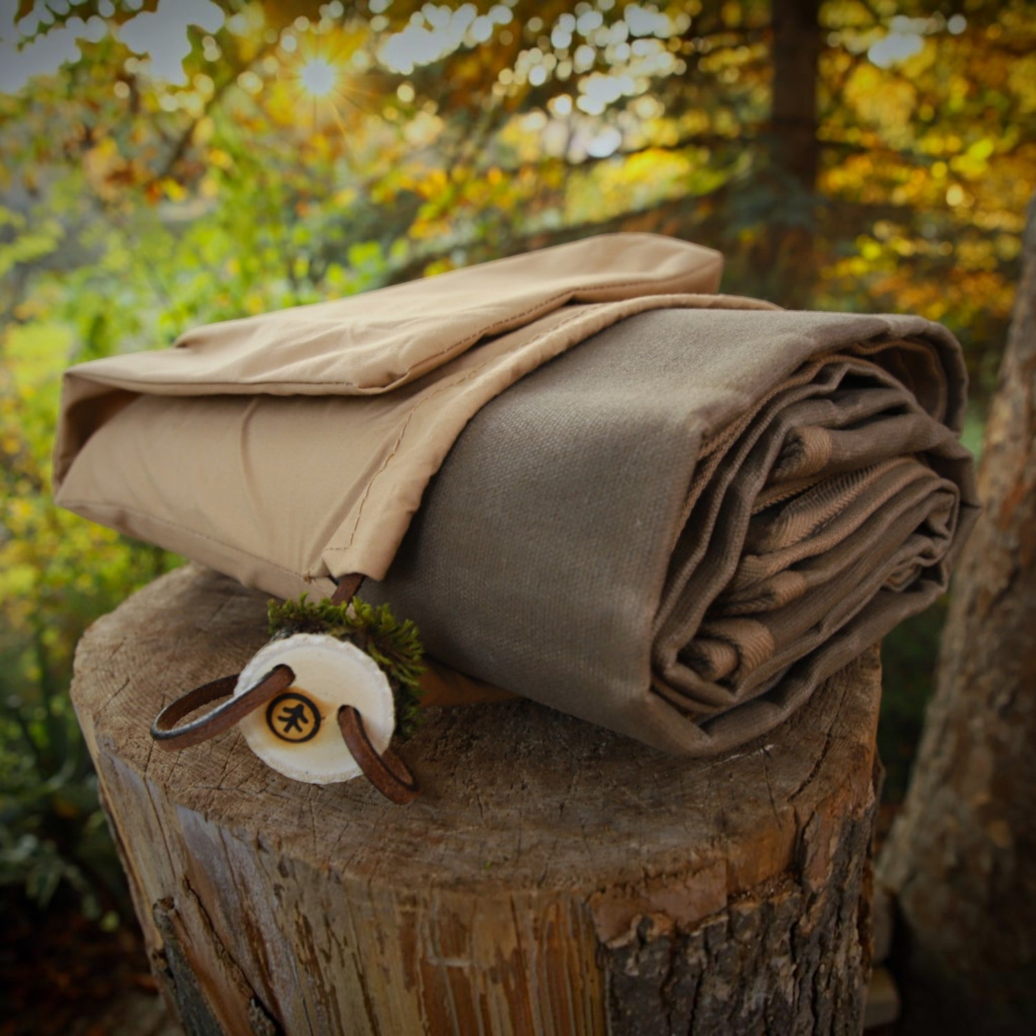 Oilskin Bushcraft Tarp / Bodenschutzplane (120 x 220 cm)
