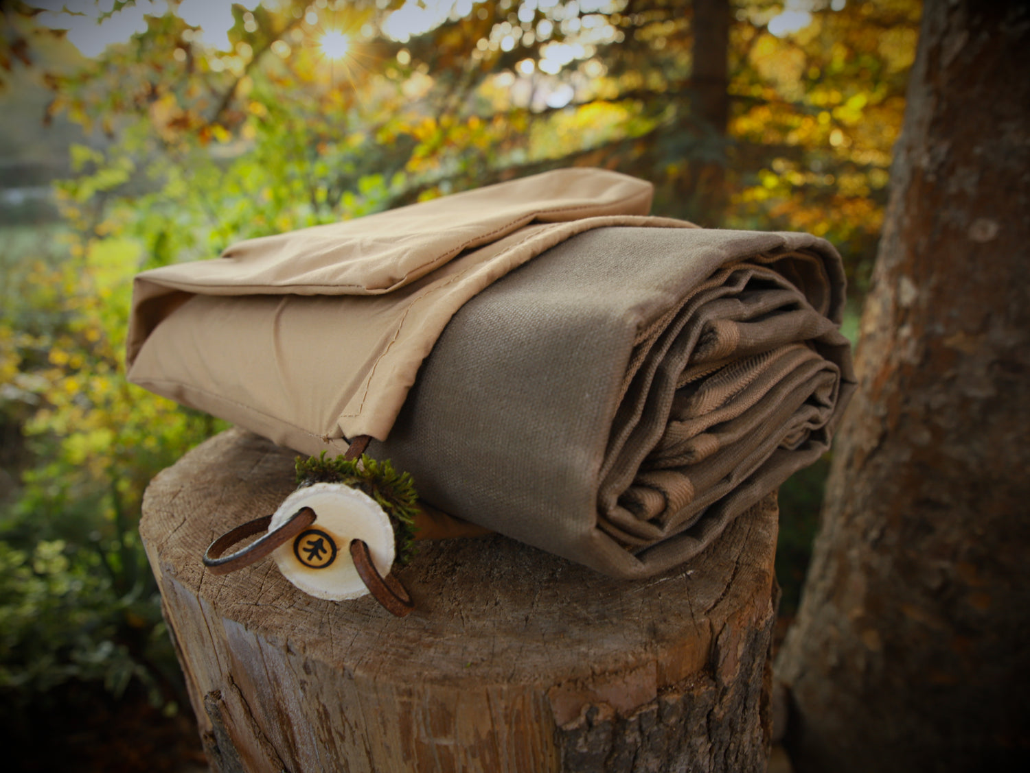 Oilskin Bushcraft Tarp / Bodenschutzplane