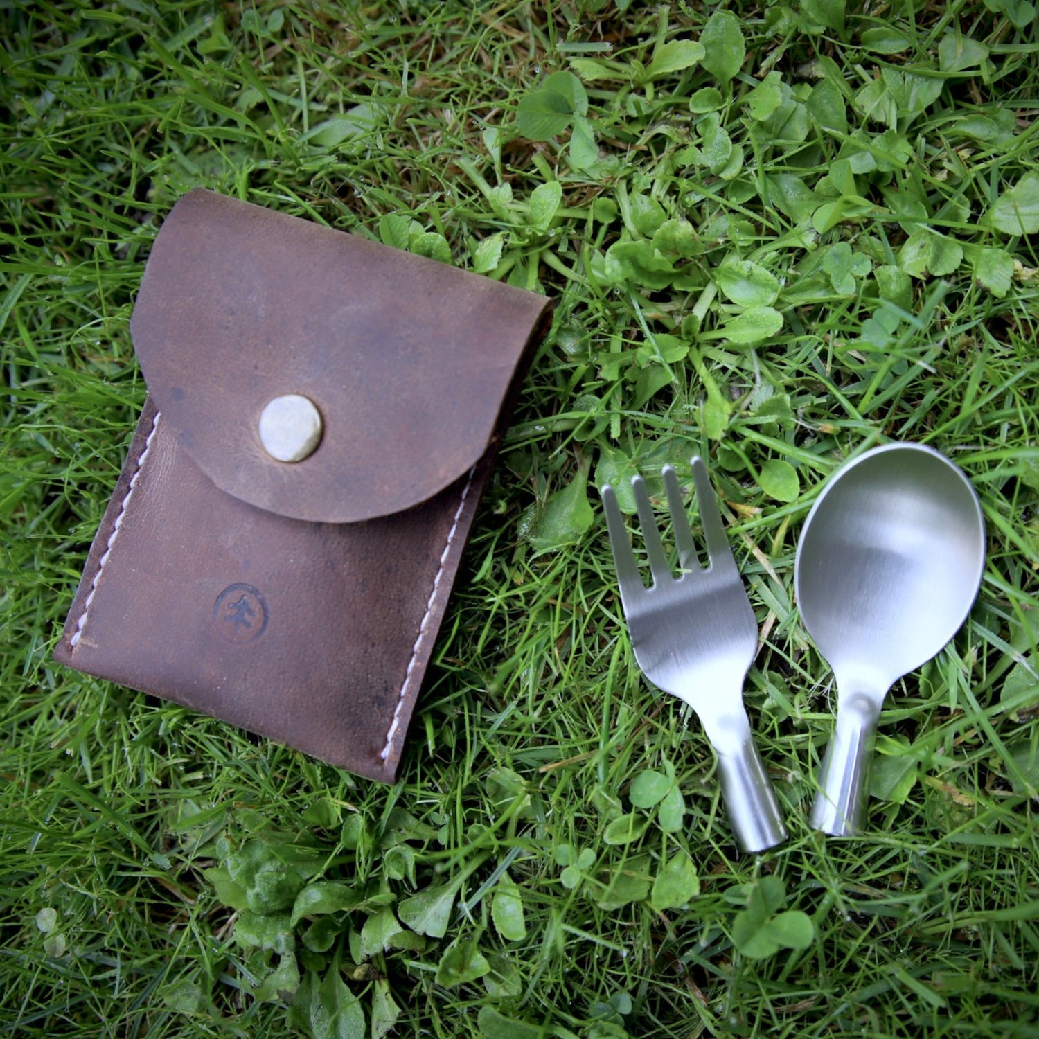 Waldbesteck-Set für Äste (Löffel & Gabel)