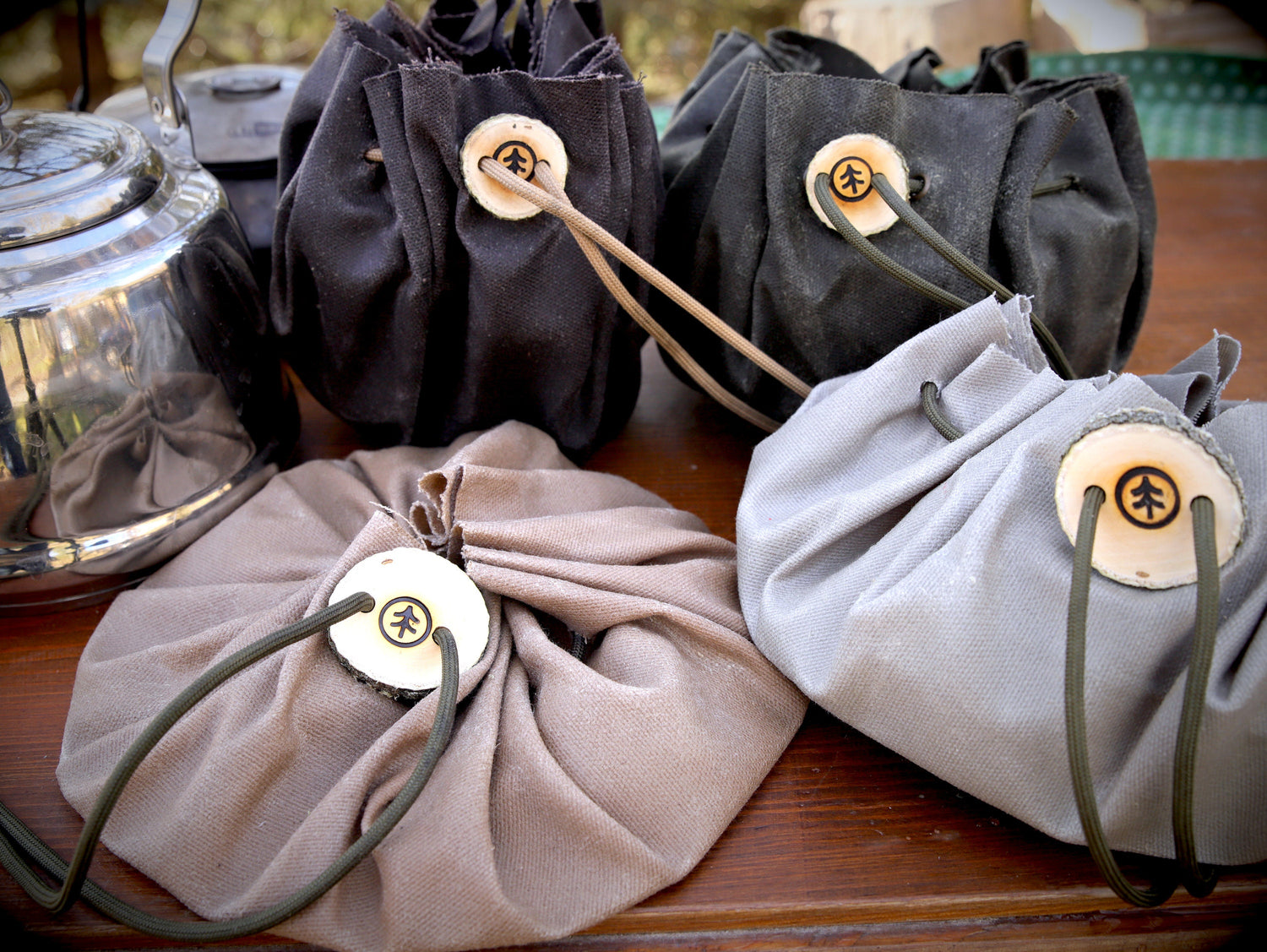 Oilskin Canvas Beutel