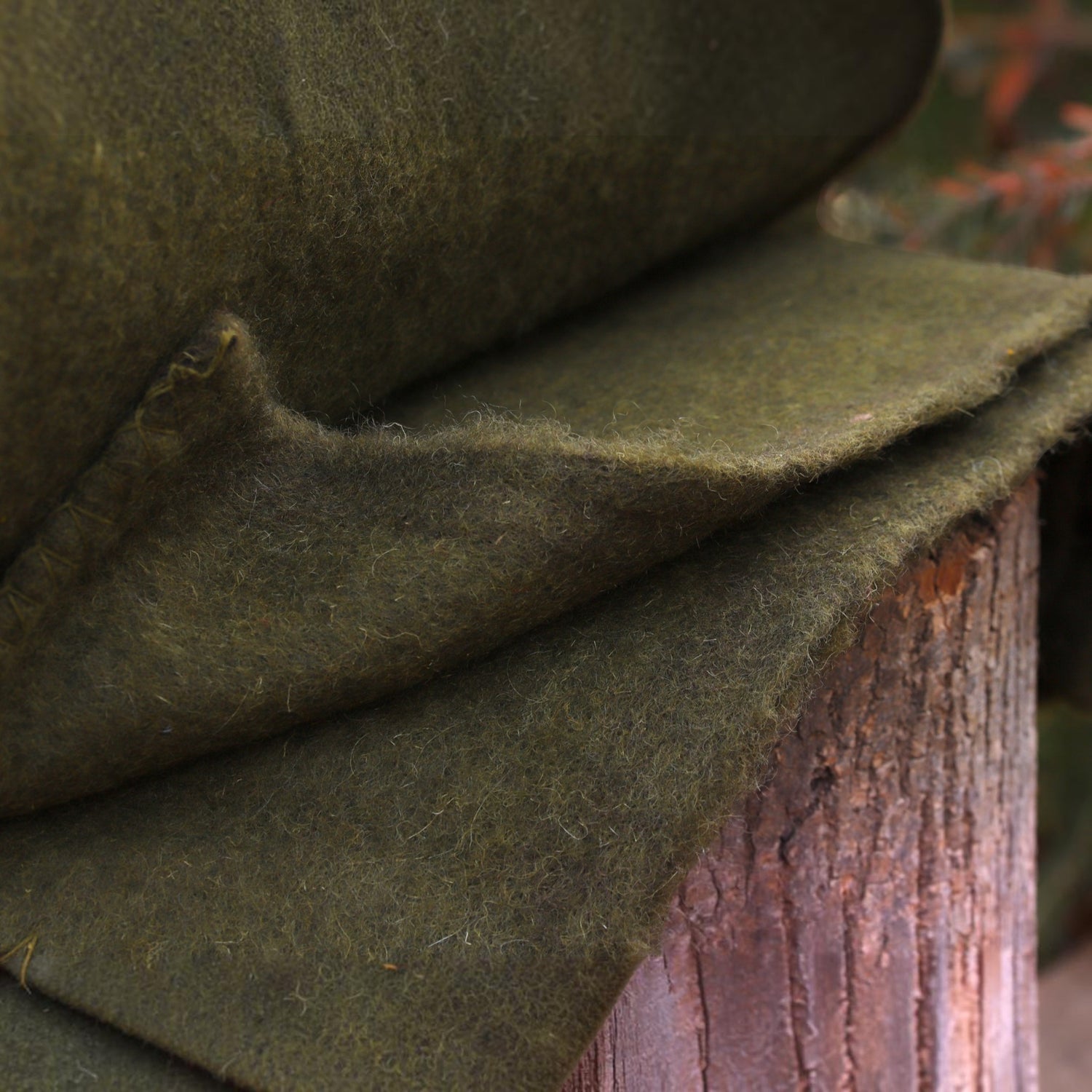 Bushcraft Wolldecke Olivgrün 2 kg