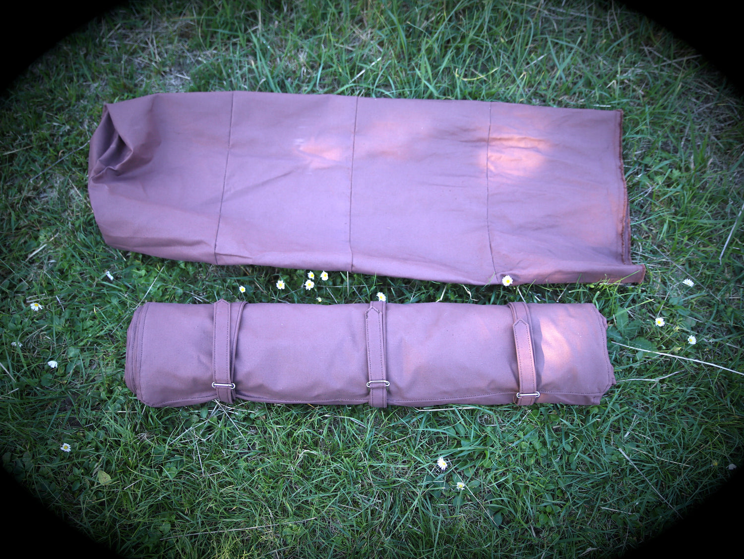 Oilskin canvas tool bag