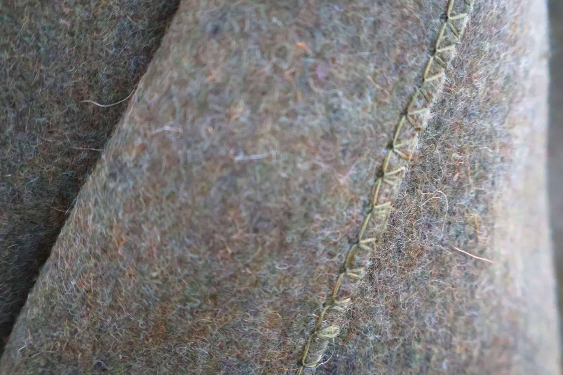 Lagerfeuer-Decke aus gepresster Wolle