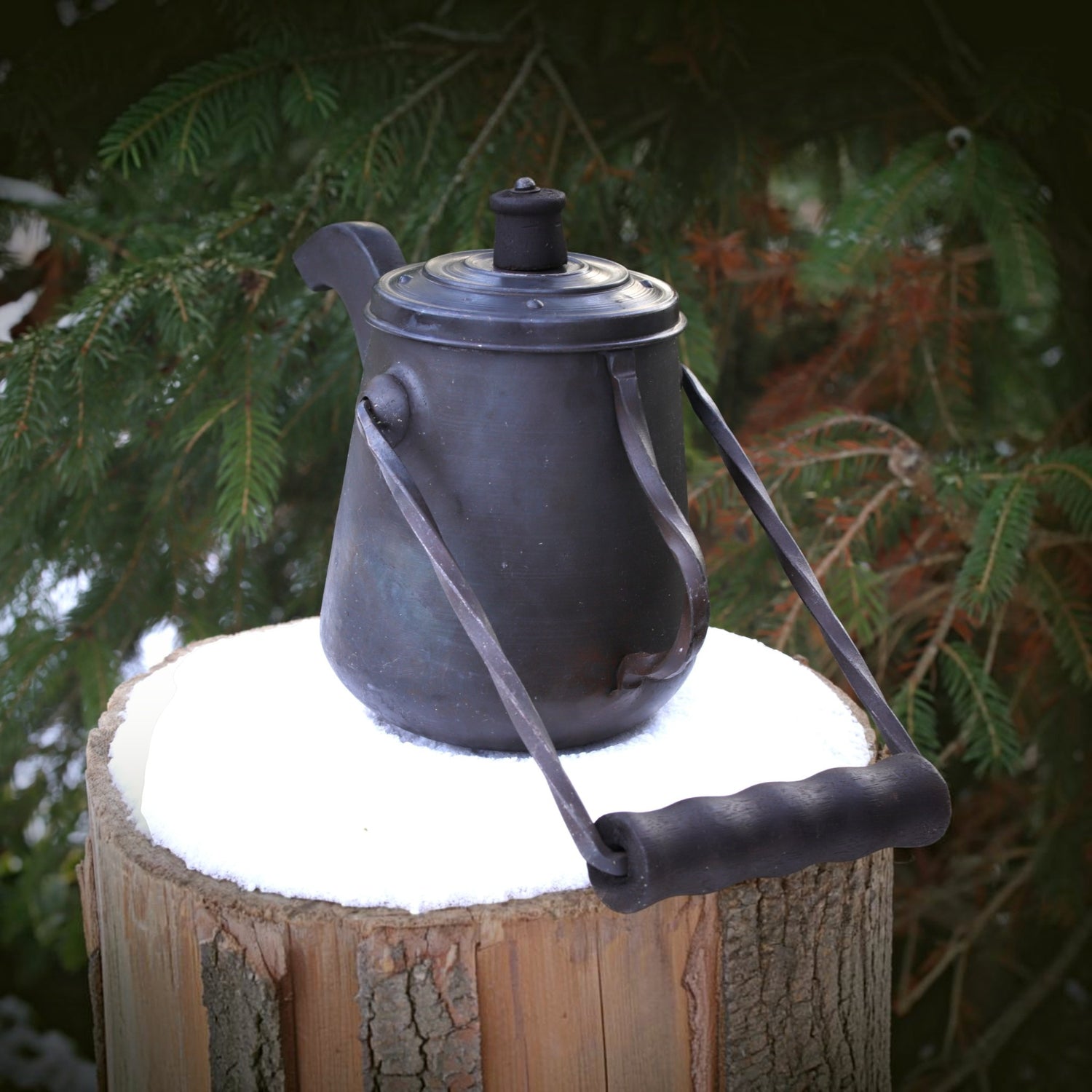 Geschmiedete Lagerkanne 1L