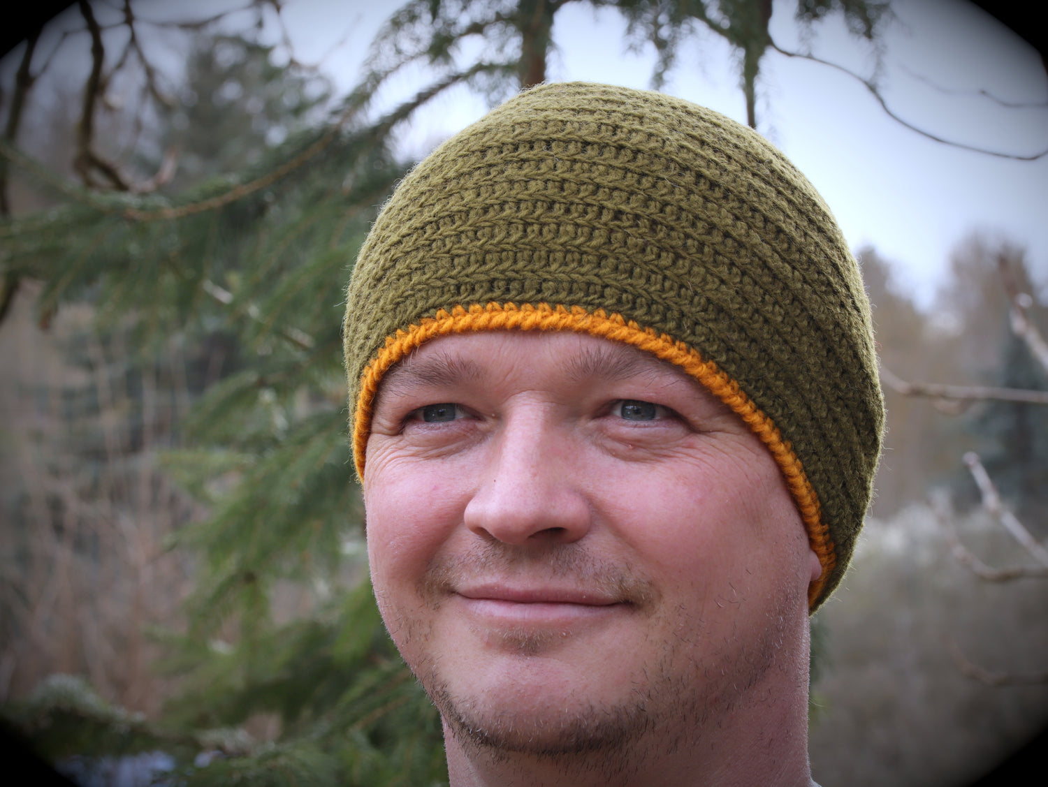 Nordische Wollmütze im Nadelbinden-Stil – 100 % Wolle – Bushcraft & LARP Edition