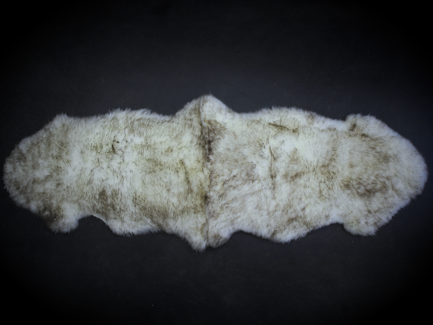 XXL-Merino-Schaffell, Schlafunterlage, geflammt