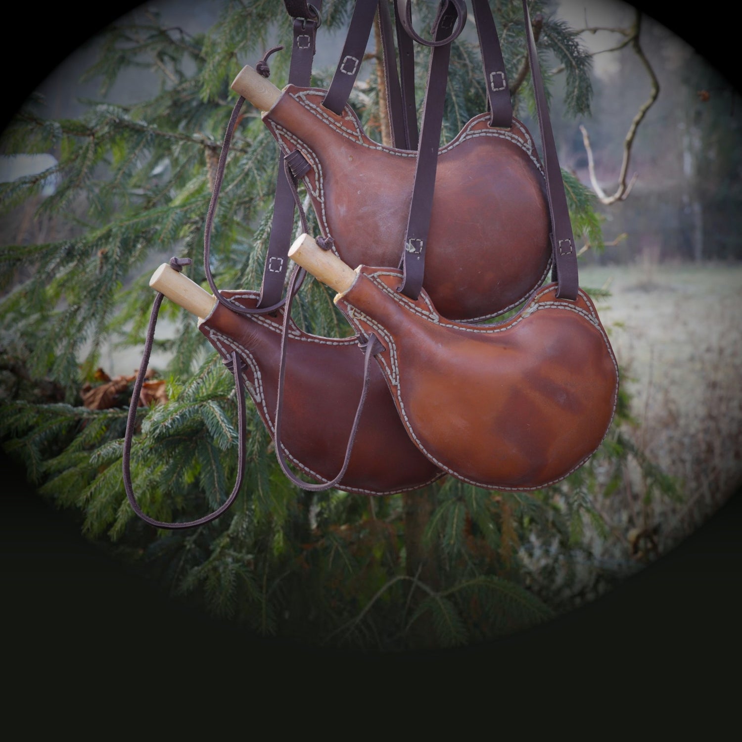 Leder-Wasserschlauch 1,2L