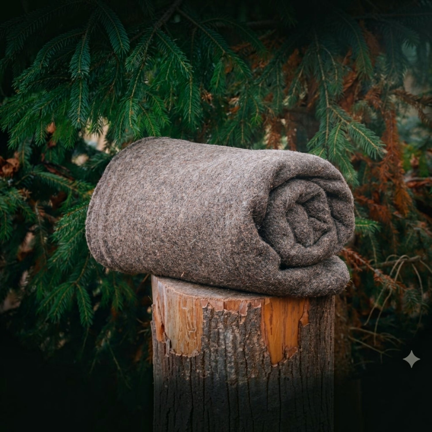 schwere Wollfilz-Decke (3 kg)