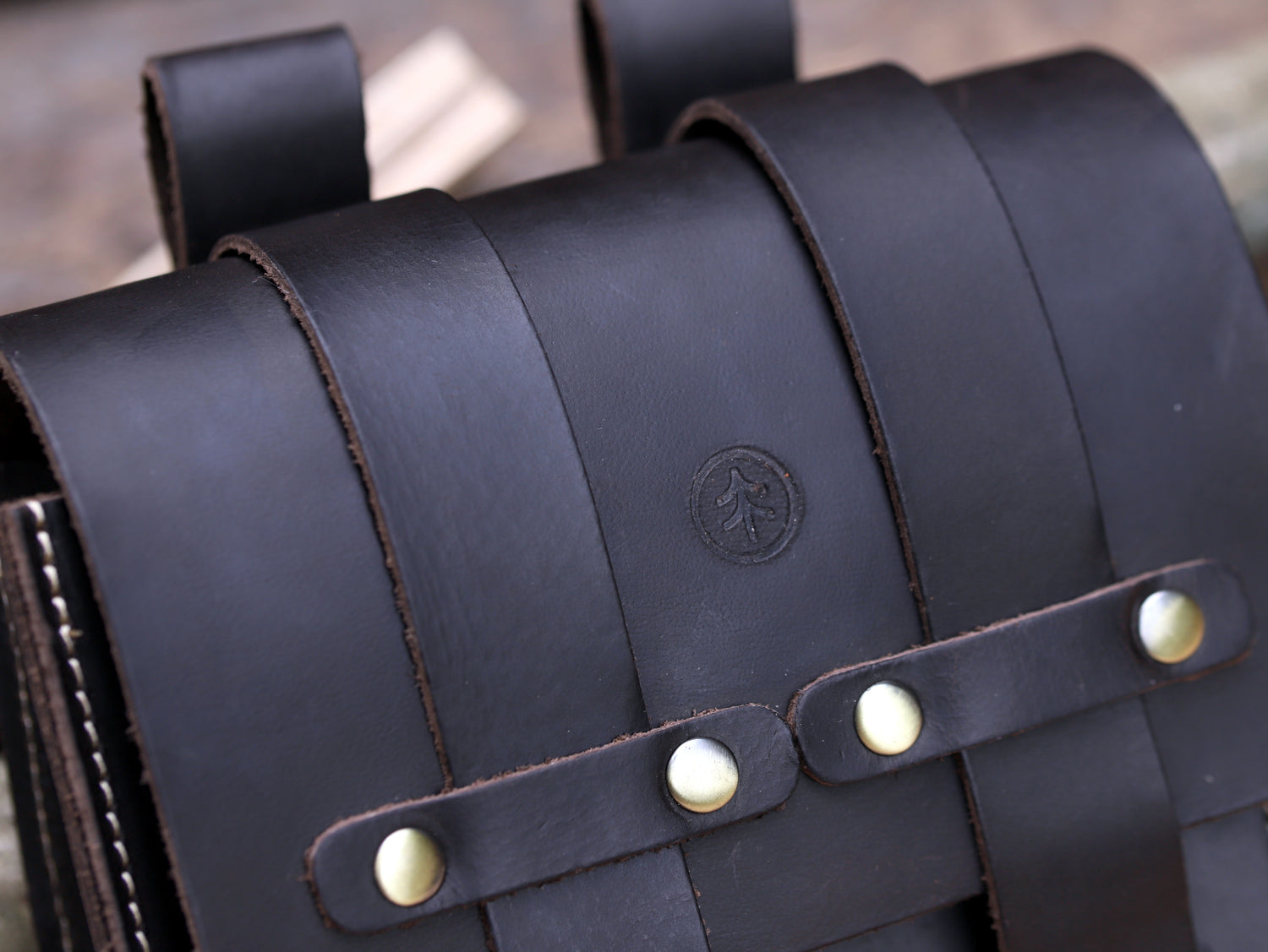 Leather belt bag (large)