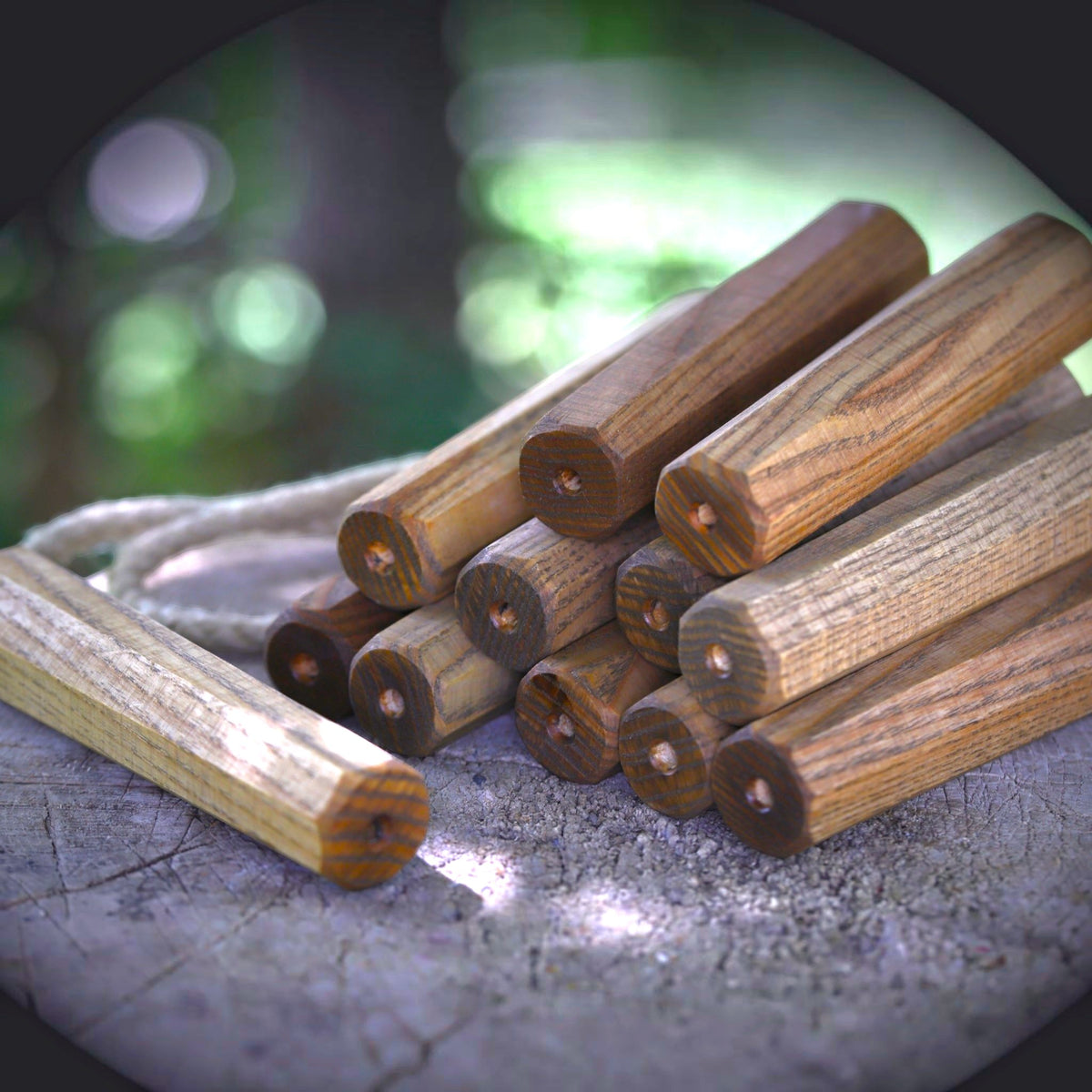 Manche en bois de frêne (fabrication de couteaux et d'outils)