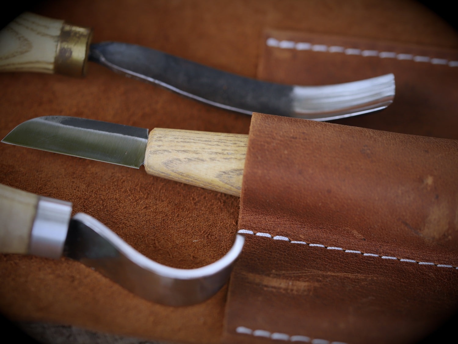 Leder-Werkzeugrolle „Crazy Horse“ | Handgefertigte Rolltasche