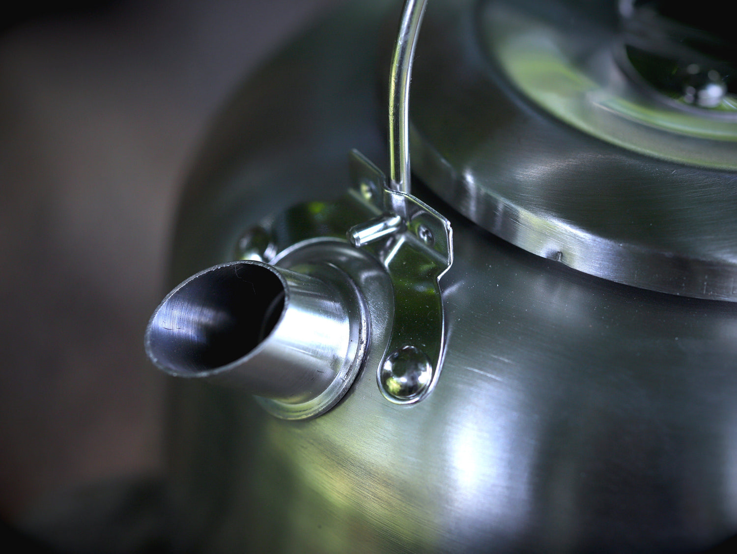 Wasserkessel aus Edelstahl (Lagerfeuerküche)