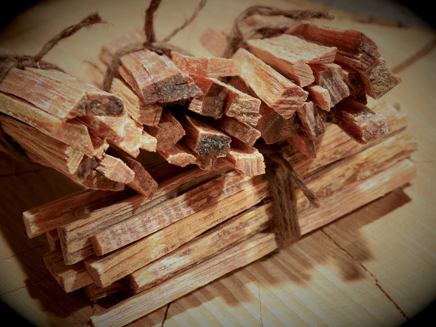 bundle of pinewood