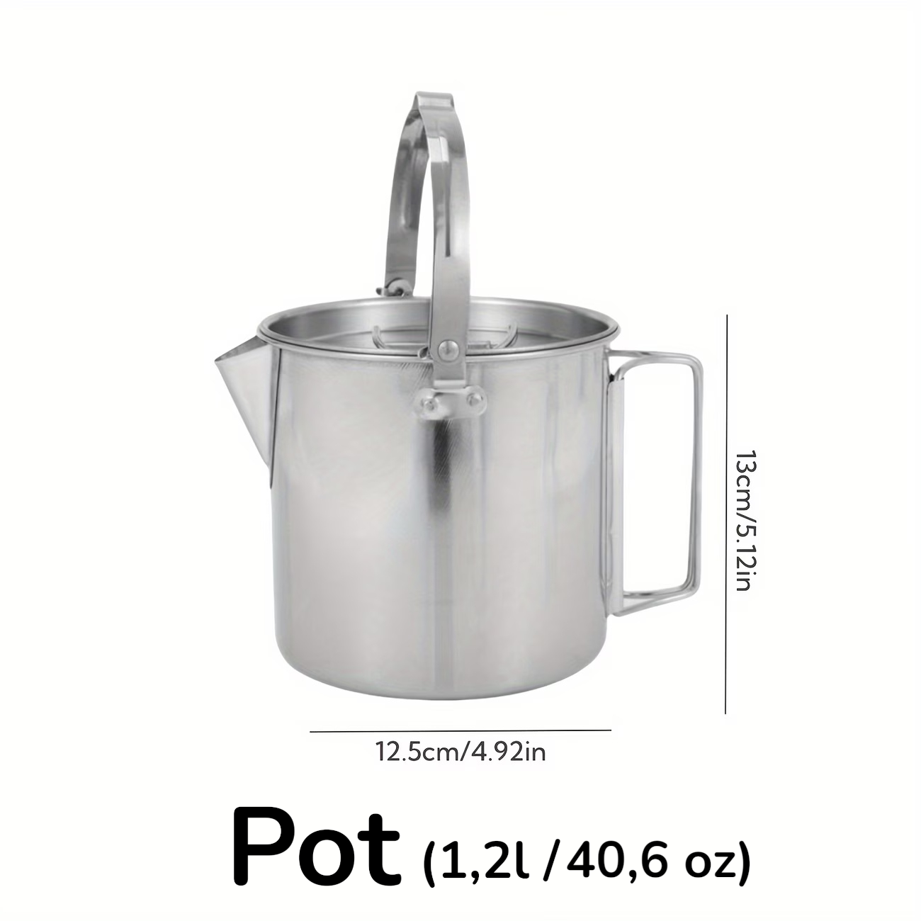 Edelstahl-Becher & Kochtopf-Set