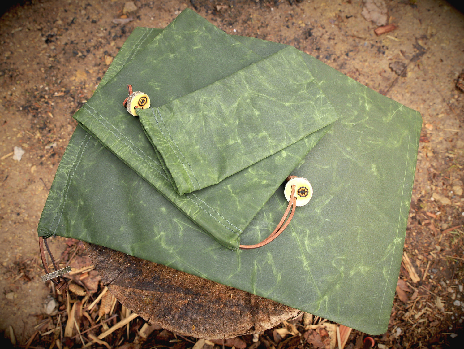 Oilskin bags