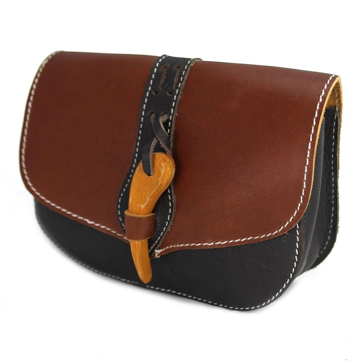 Leder-Gürteltasche „Adalar“ – Braun