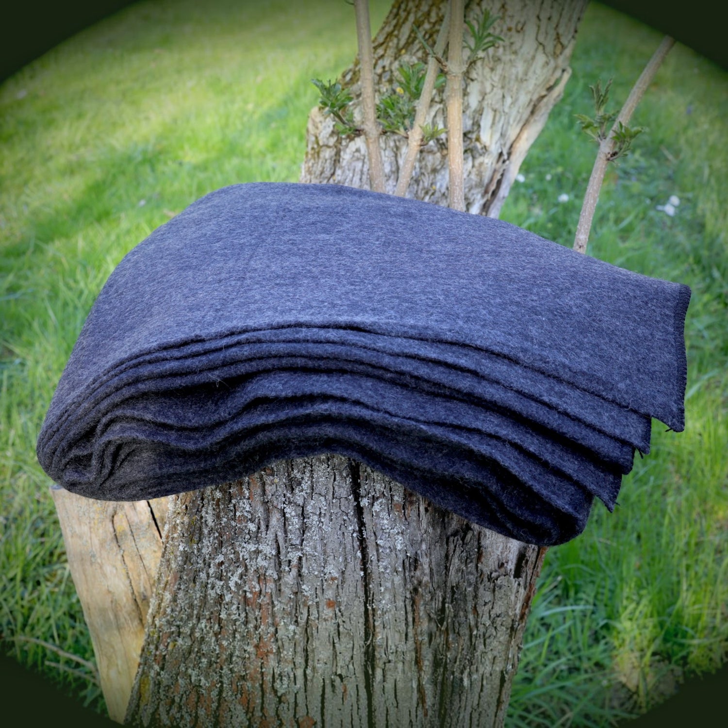 Wolldecke aus 100 % Wolle