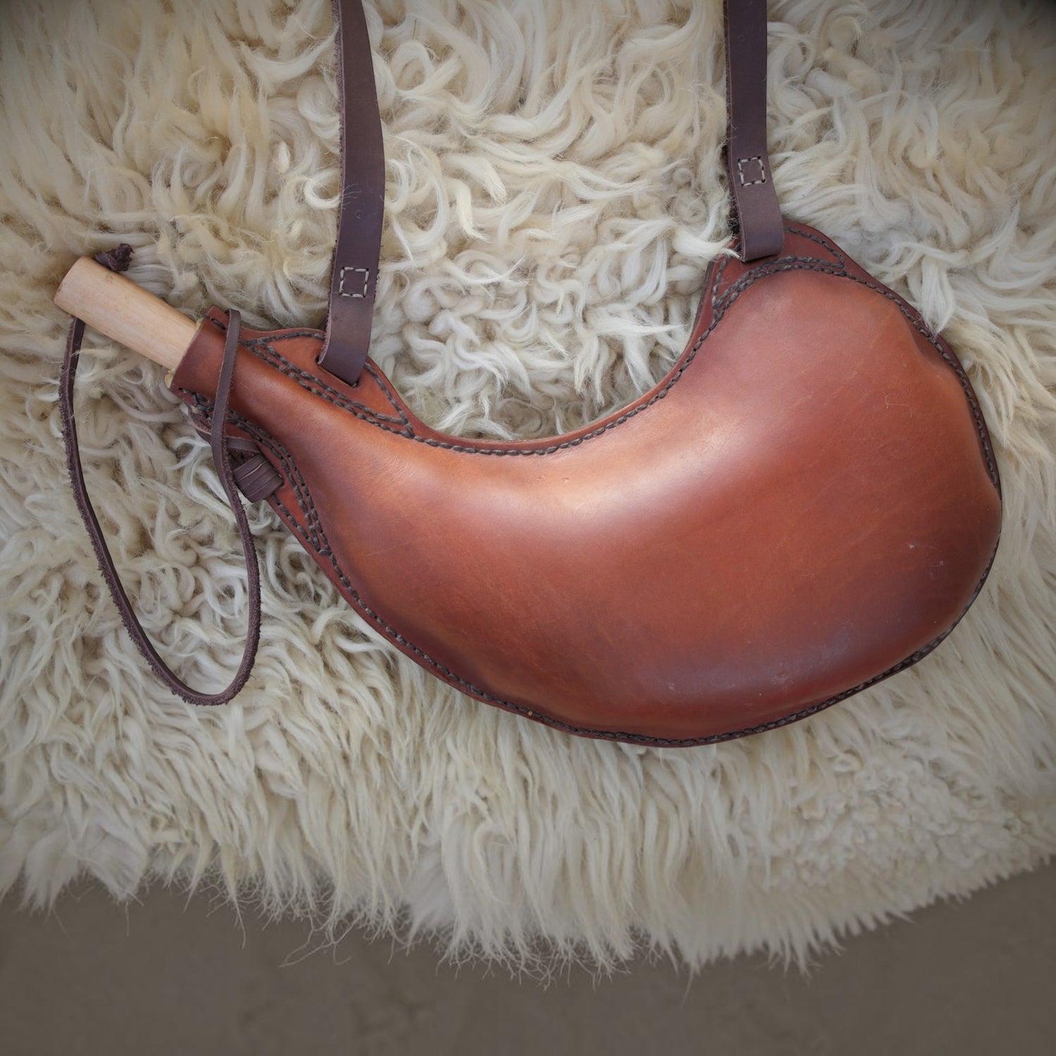 Leder-Wasserschlauch 2,5L