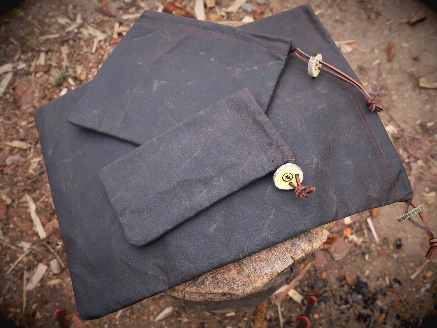 Oilskin bags