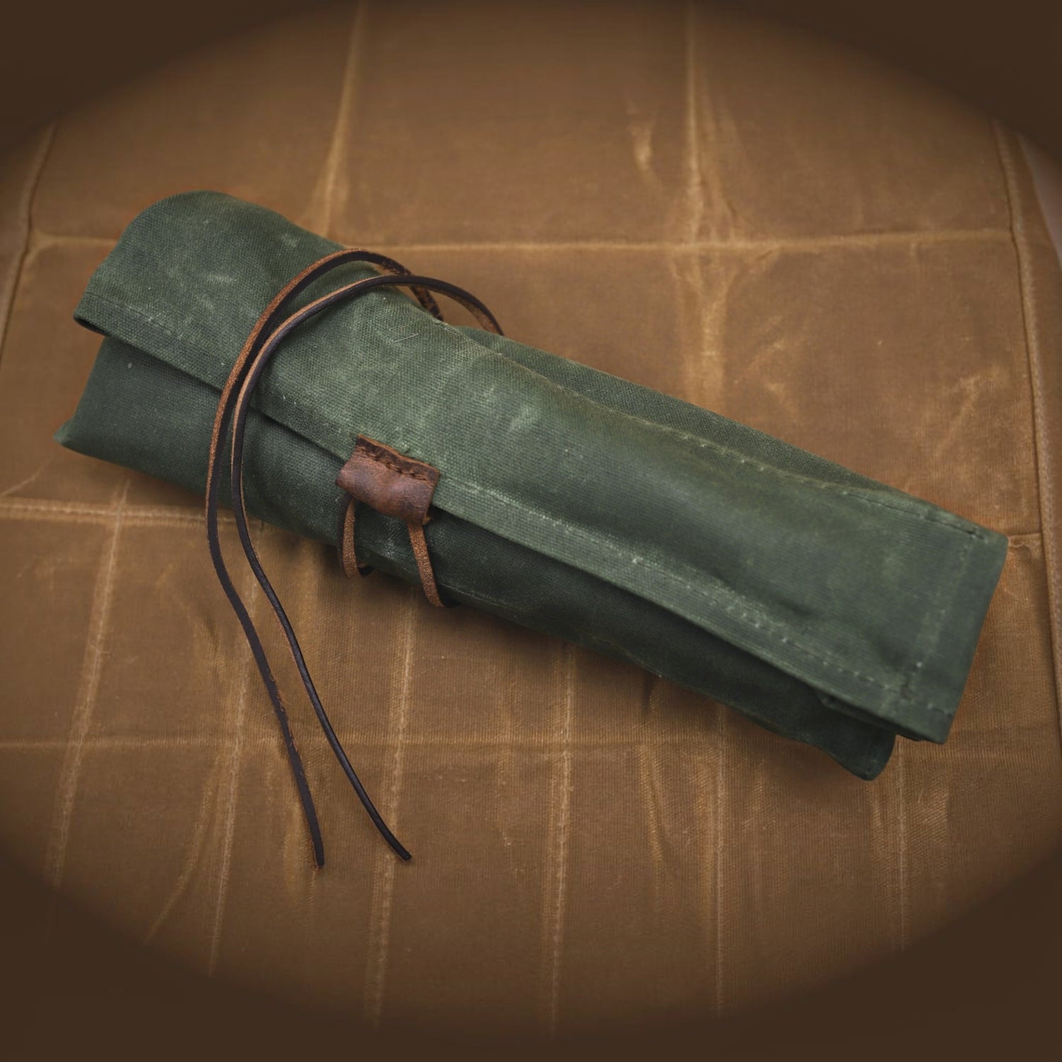Oilskin-Werkzeugrolle