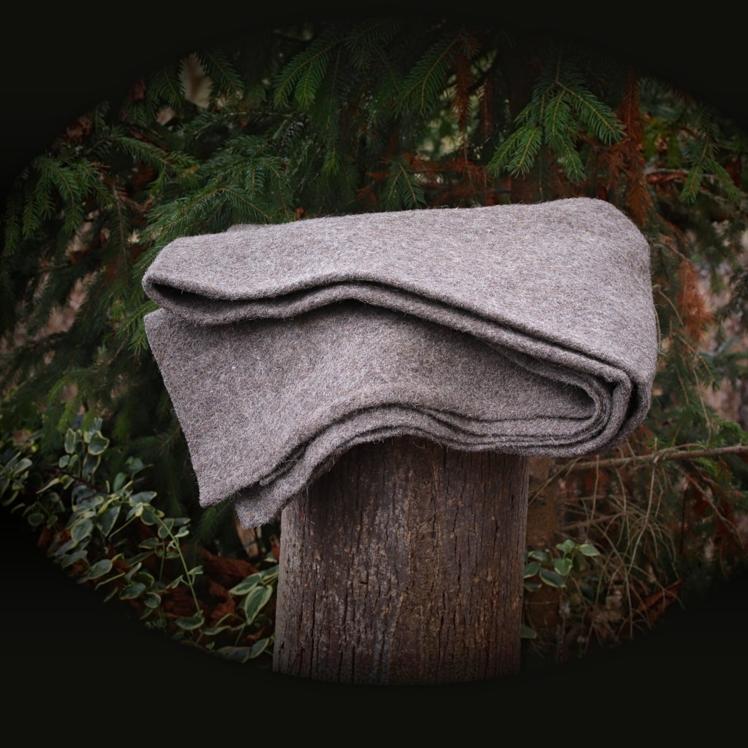 schwere Wollfilz-Decke (3 kg)