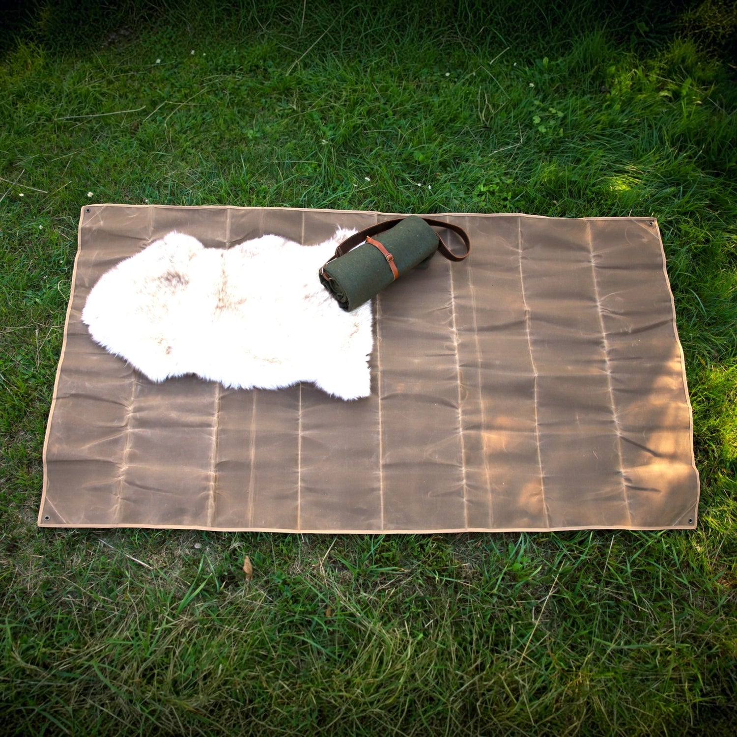 Oilskin Bushcraft Tarp / Bodenschutzplane (120 x 220 cm)