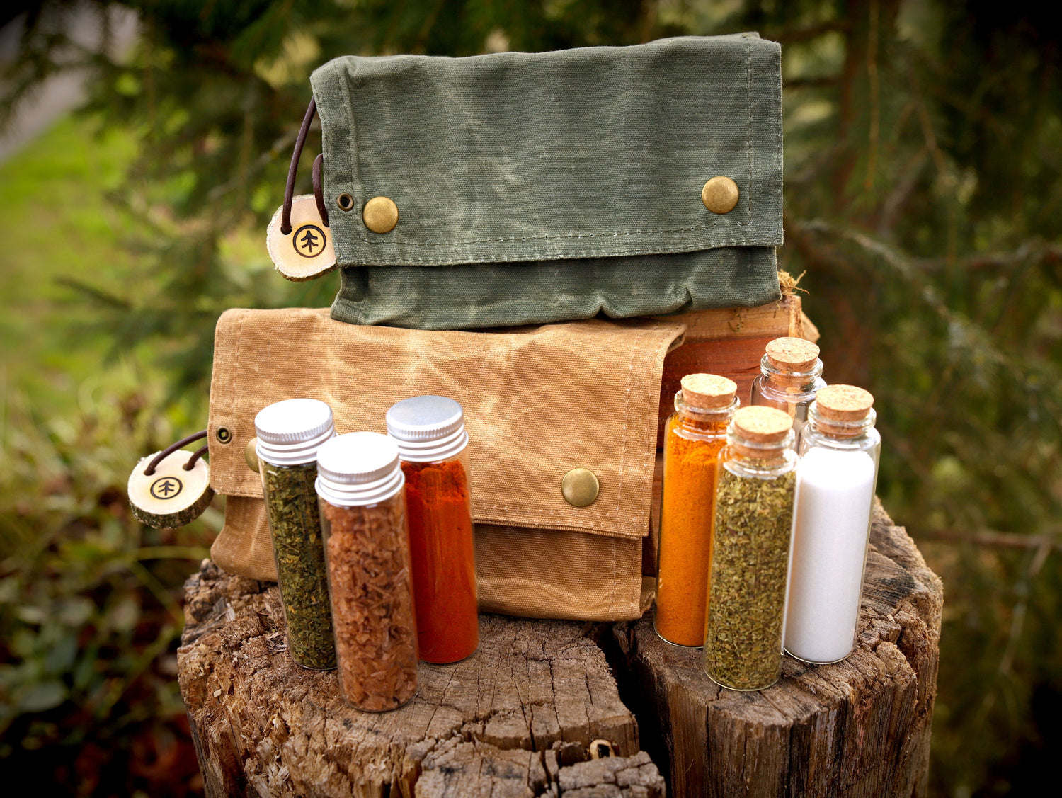 Gewürz-Set für die Outdoorküche (canvas)