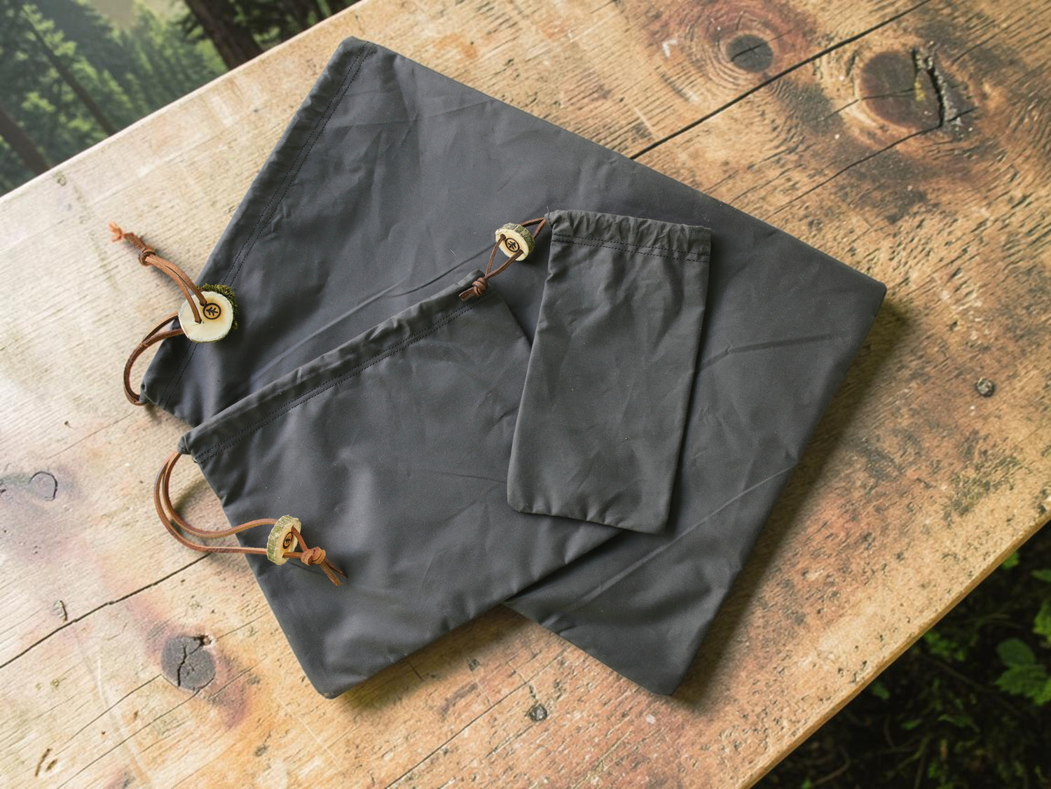 Oilskin-Taschen