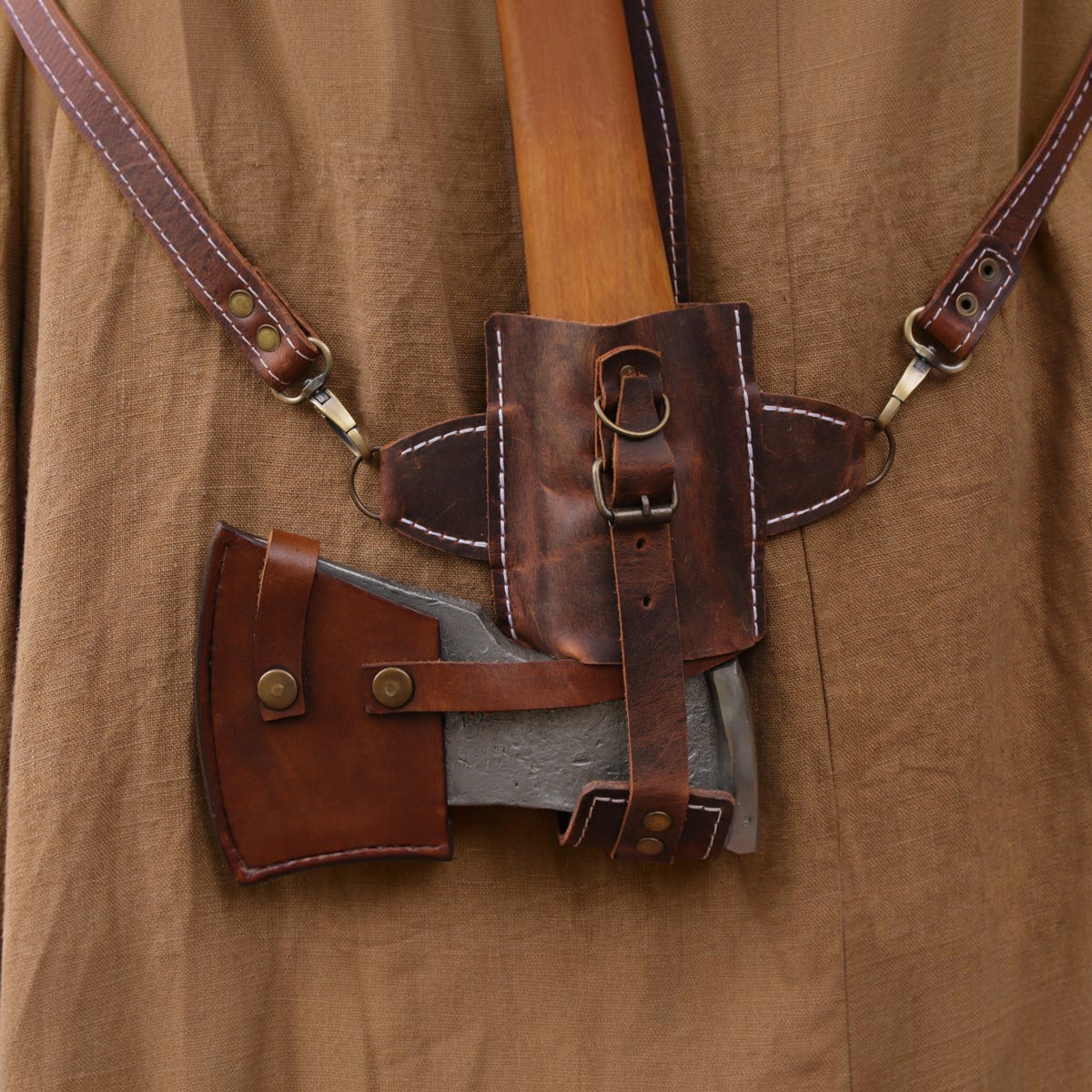 Leder Axt-Rückenhalterung