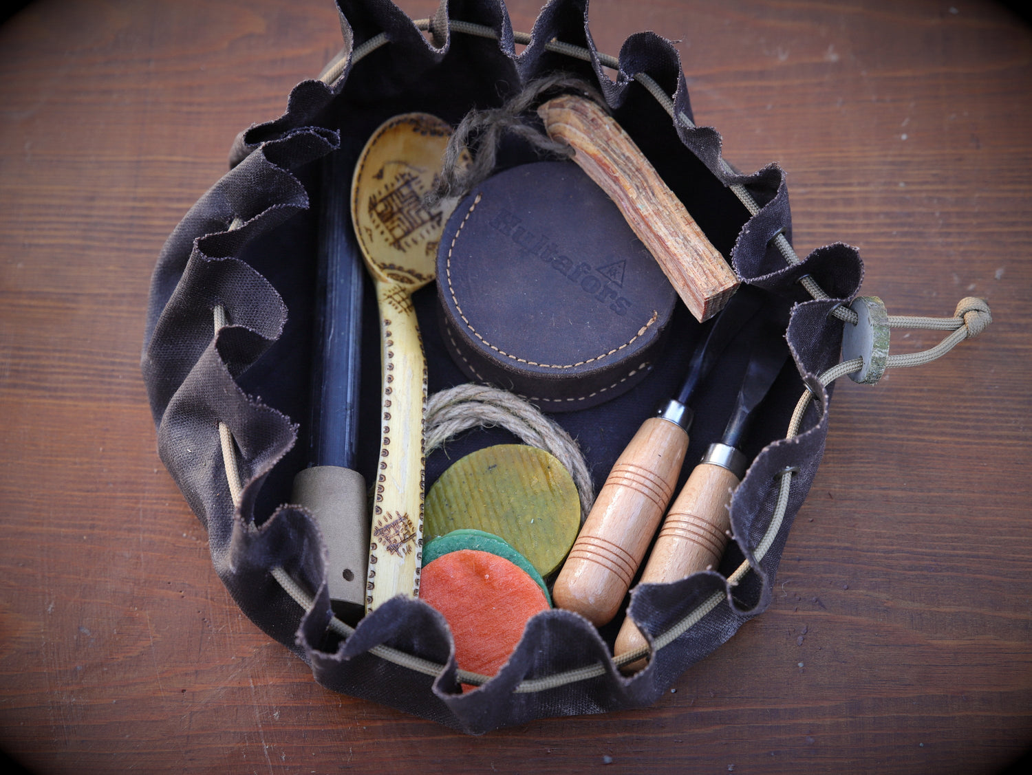 Oilskin Canvas Bag