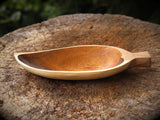 handgeschnitzte Holzschüssel "Blatt"