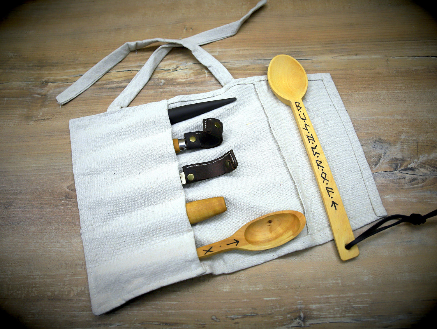 Cotton roll-up bag