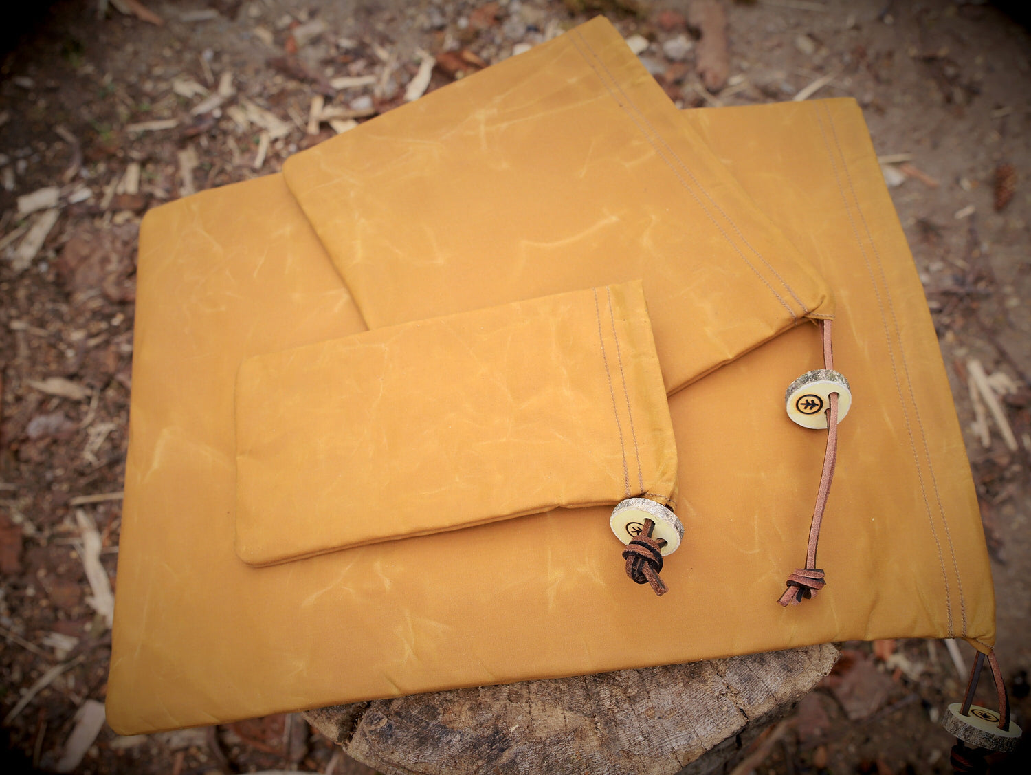 Oilskin bags