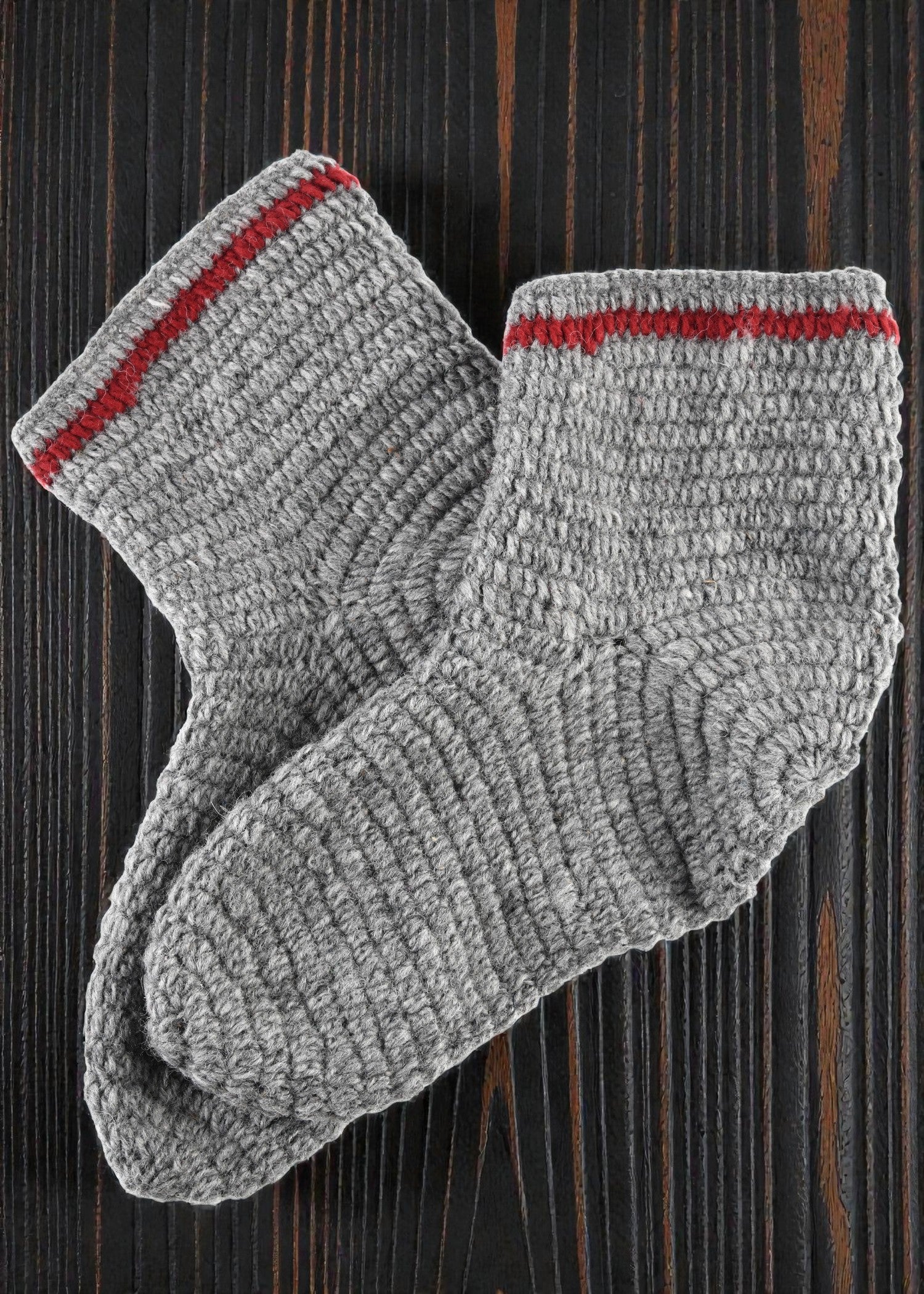 Authentische Wollsocken | 100% Wolle | Bushcraft & Mittelalter