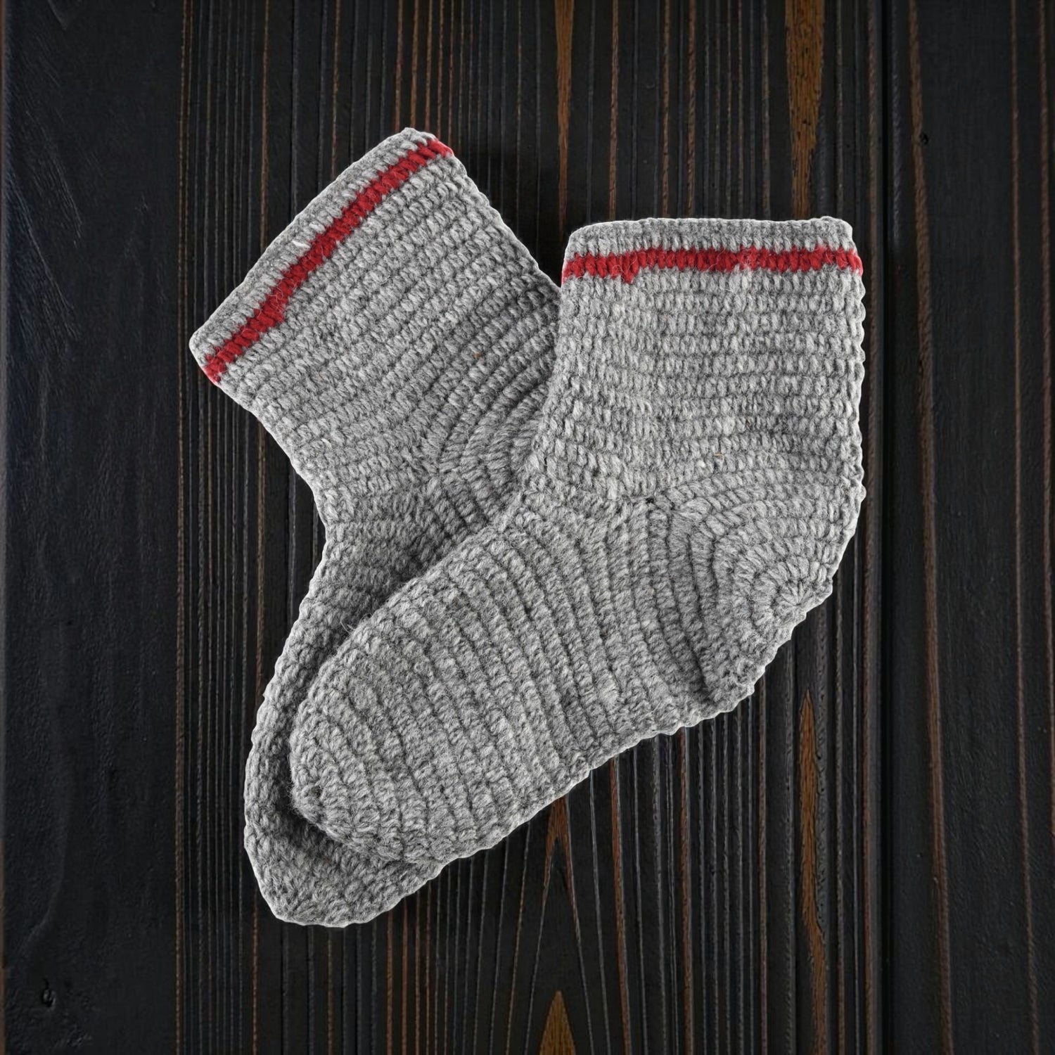 Handgemachte Wollsocken