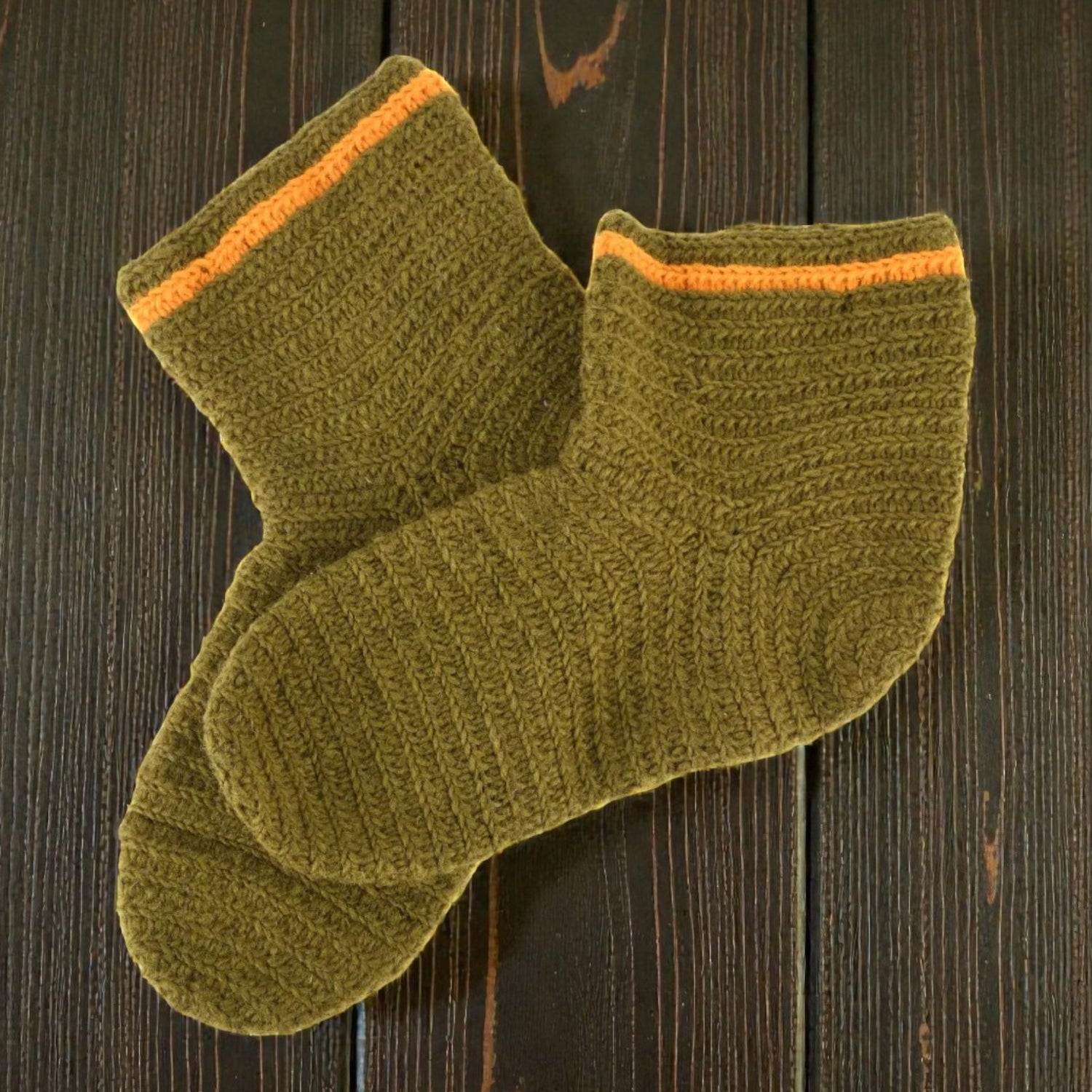 Handgemachte Wollsocken